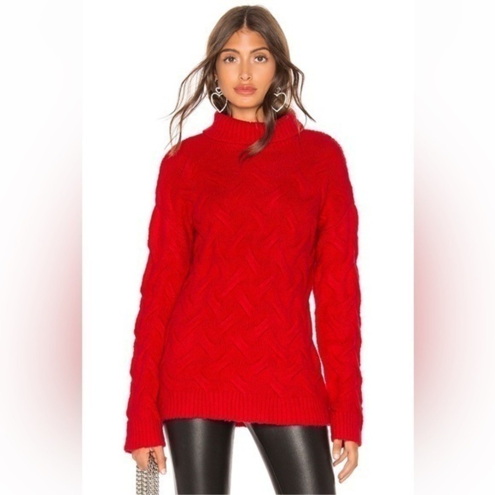 Endless Rose Chunky Knit Red sweater | Small